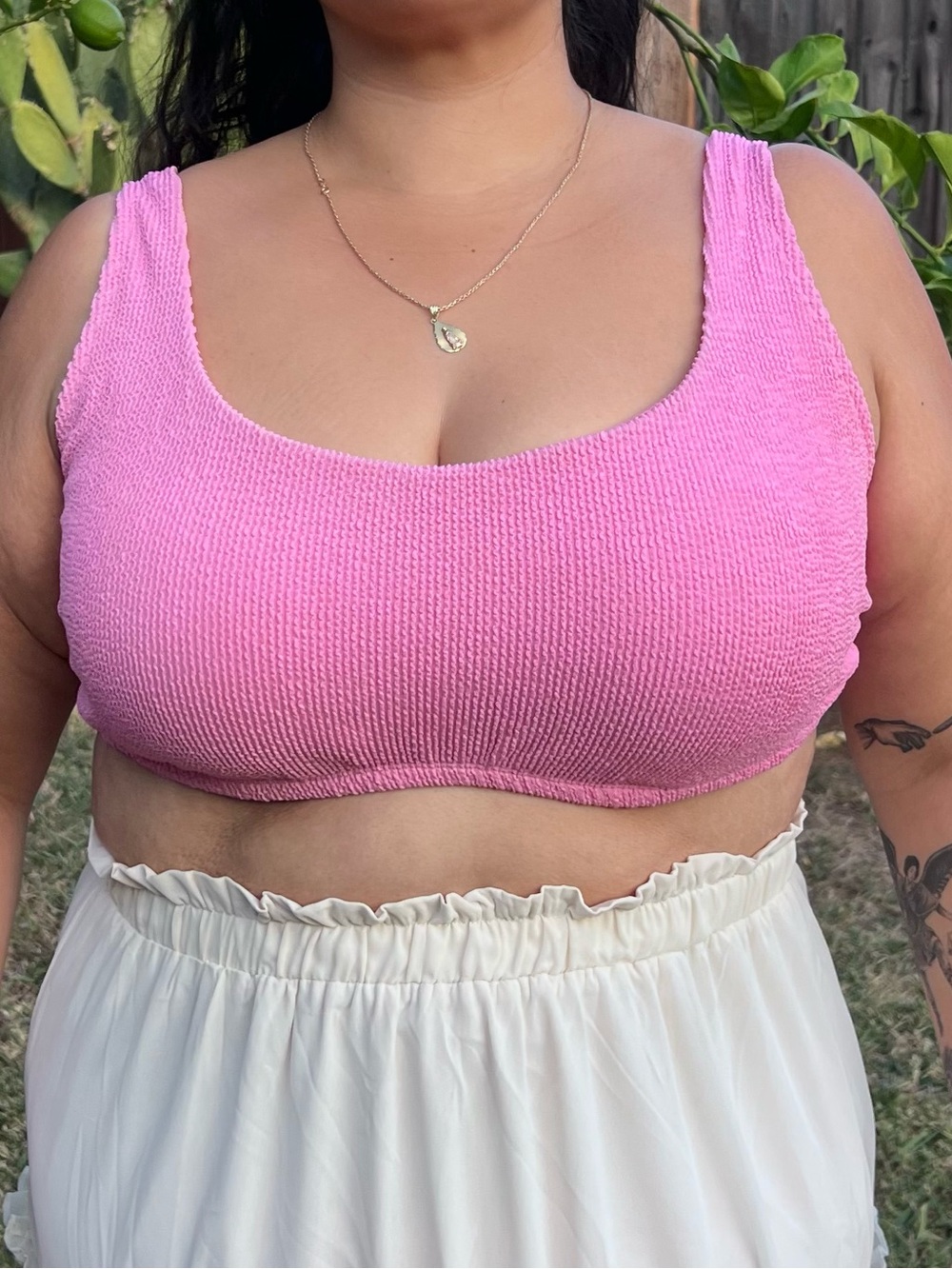 Pink Coquette Bikini Top